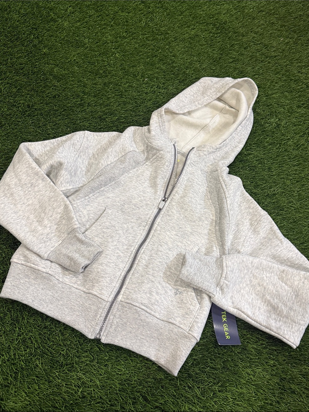 Tek Gear Ultra Soft Fleece Hooded Zip Up Sweatshirt